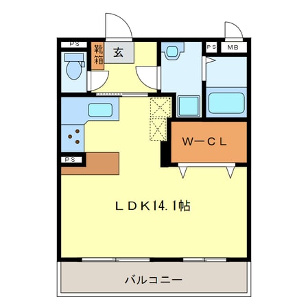 ユーミー千津ヶ谷の物件間取画像